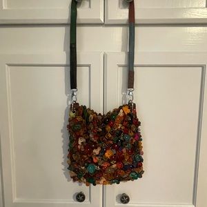 Pocketbook- Handmande - 11x11 - excellent condition - leather